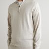 Tapton Slim-Fit Merino Wool Half-Zip Sweater - FR