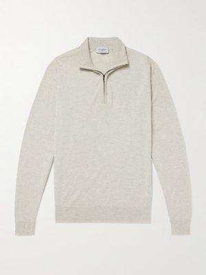 Tapton Slim-Fit Merino Wool Half-Zip Sweater