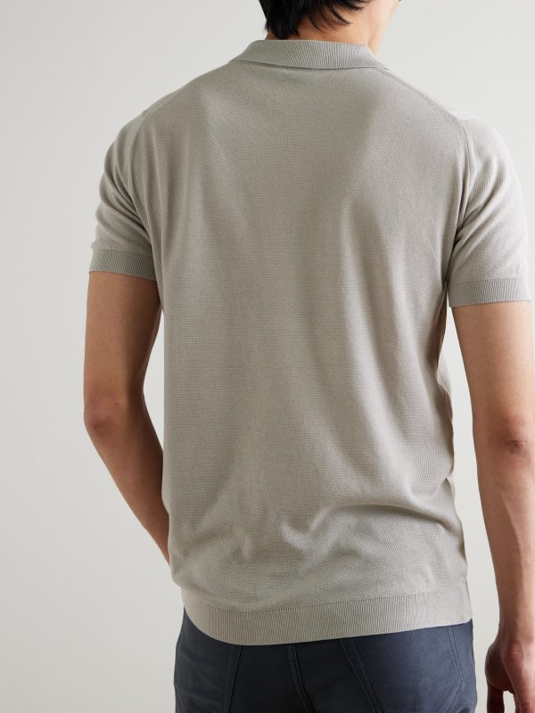 Roth Slim-Fit Sea Island Cotton Polo Shirt - BK Roth Slim-Fit Sea Island Cotton Polo Shirt - BK