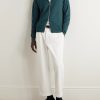 16.Singular Merino Wool Zip-Up Cardigan - OU 16.Singular Merino Wool Zip-Up Cardigan - OU