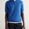 14.Singular Wool-Piqué Polo Shirt - FR 14.Singular Wool-Piqué Polo Shirt - FR