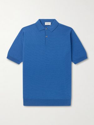 14.Singular Wool-Piqué Polo Shirt 14.Singular Wool-Piqué Polo Shirt