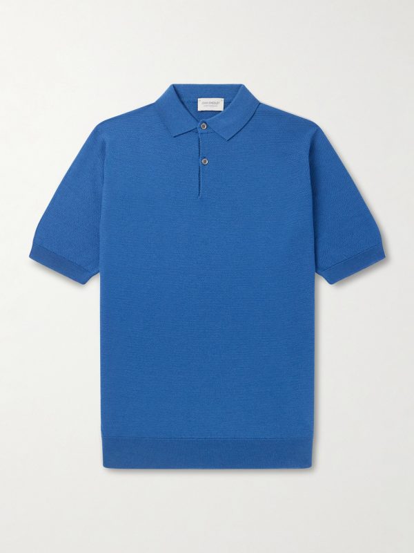 14.Singular Wool-Piqué Polo Shirt 14.Singular Wool-Piqué Polo Shirt