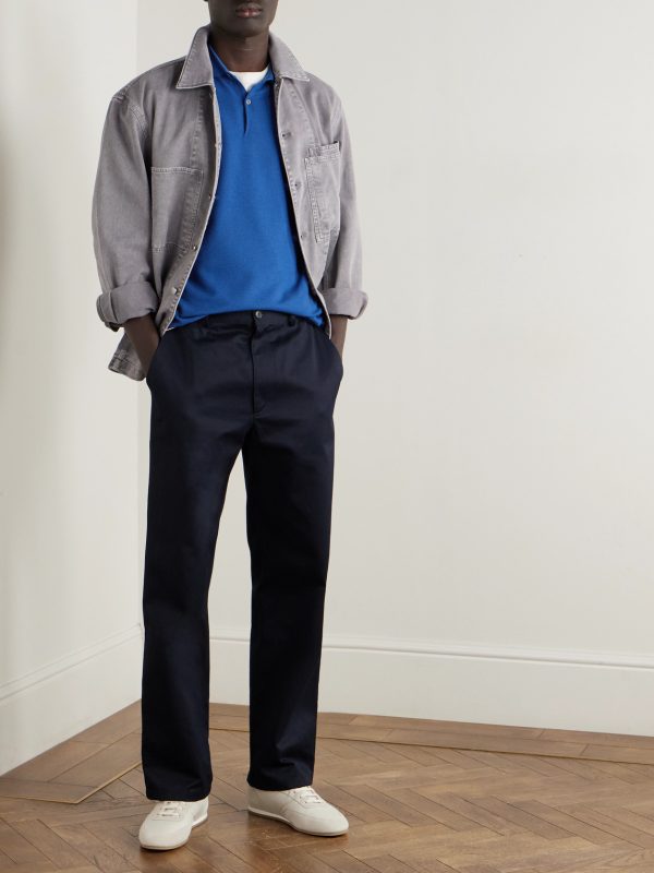 14.Singular Wool-Piqué Polo Shirt - OU 14.Singular Wool-Piqué Polo Shirt - OU