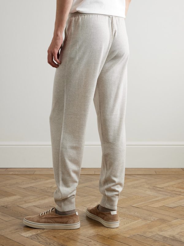 Henning Tapered Merino Wool Sweatpants - BK Henning Tapered Merino Wool Sweatpants - BK