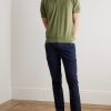 Calun Pointelle-Knit Sea Island Cotton Polo Shirt - OU Calun Pointelle-Knit Sea Island Cotton Polo Shirt - OU