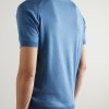 Leyburn Merino Wool and Sea Island Cotton-Blend Gauze Polo Shirt - BK Leyburn Merino Wool and Sea Island Cotton-Blend Gauze Polo Shirt - BK
