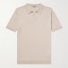 Noah Sea Island Cotton Polo Shirt Noah Sea Island Cotton Polo Shirt
