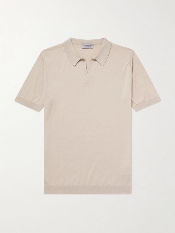 Noah Sea Island Cotton Polo Shirt Noah Sea Island Cotton Polo Shirt