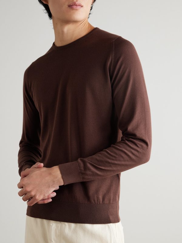 Hatfield Slim-Fit Sea Island Cotton Sweater - FR