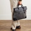 Suede and Leather Briefcase - E2 Suede and Leather Briefcase - E2