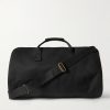 Leather-Trimmed Cotton-Canvas Suit Carrier and Holdall