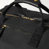 Weekender Leather-Trimmed Cotton-Canvas Holdall - CU