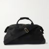 Weekender Leather-Trimmed Cotton-Canvas Holdall