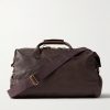 Logo-Debossed Full-Grain Leather Weekend Bag