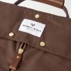 Logo-Embroidered Leather-Trimmed Cotton-Twill Suit Carrier and Holdall - E2 Logo-Embroidered Leather-Trimmed Cotton-Twill Suit Carrier and Holdall - E2