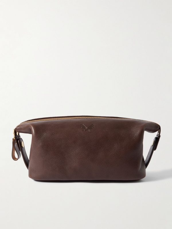 Full-Grain Leather Wash Bag Full-Grain Leather Wash Bag