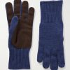 Cashmere and Perforated Suede Gloves Cashmere and Perforated Suede Gloves