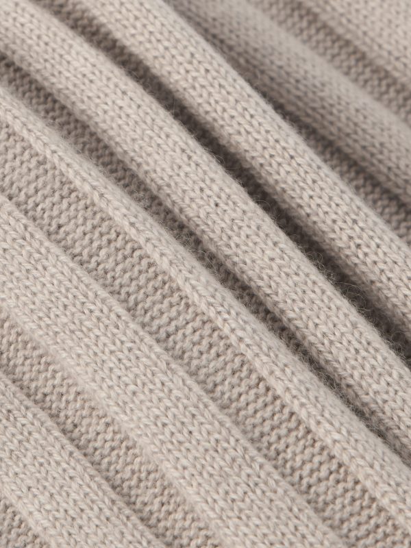 Ribbed Cashmere Scarf - CU
