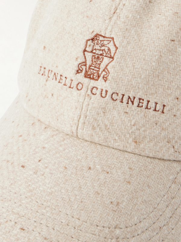 Logo-Embroidered Wool and Cashmere-Blend Baseball Cap - CU Logo-Embroidered Wool and Cashmere-Blend Baseball Cap - CU