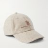 Logo-Embroidered Wool and Cashmere-Blend Baseball Cap Logo-Embroidered Wool and Cashmere-Blend Baseball Cap