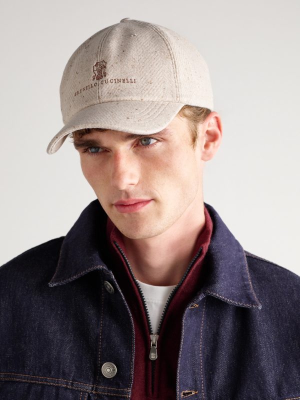 Logo-Embroidered Wool and Cashmere-Blend Baseball Cap - OU Logo-Embroidered Wool and Cashmere-Blend Baseball Cap - OU