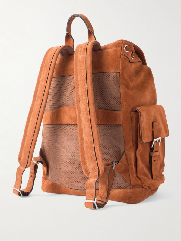Suede Backpack - BK Suede Backpack - BK