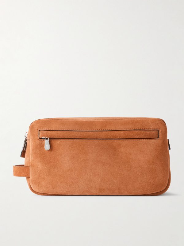 Suede Wash Bag Suede Wash Bag