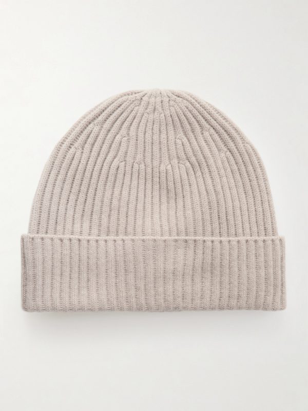 Ribbed Cashmere Beanie Ribbed Cashmere Beanie