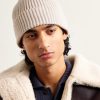 Ribbed Cashmere Beanie - OU Ribbed Cashmere Beanie - OU
