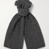 Brushed Cashmere and Silk-Blend Scarf