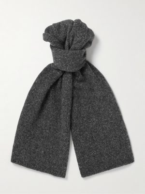 Brushed Cashmere and Silk-Blend Scarf Brushed Cashmere and Silk-Blend Scarf