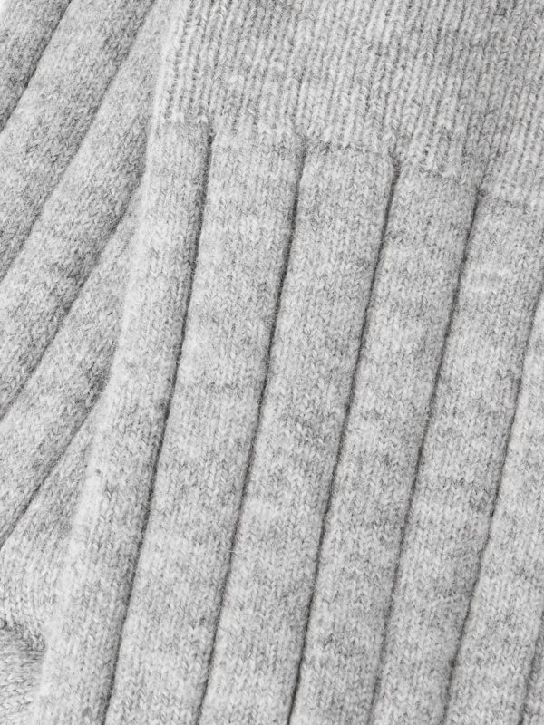 Ribbed Cashmere Socks - CU