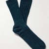 Ribbed Cashmere Socks Ribbed Cashmere Socks