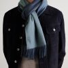 Fringed Ombré Cashmere Scarf - OU Fringed Ombré Cashmere Scarf - OU