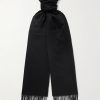 Fringed Cashmere Scarf