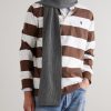 Ribbed Cashmere Scarf - OU Ribbed Cashmere Scarf - OU
