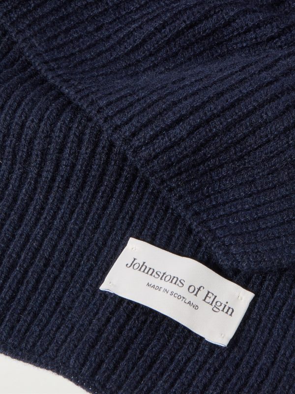 Ribbed Cashmere Scarf - CU