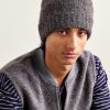 Brushed Cashmere and Silk-Blend Beanie - OU