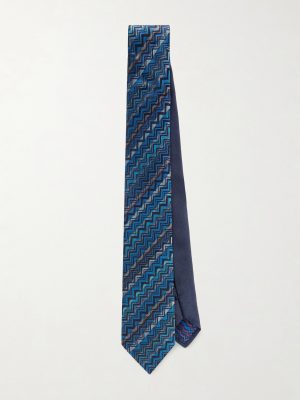 7cm Striped Silk-Jacquard Tie 7cm Striped Silk-Jacquard Tie