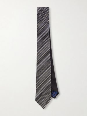 7cm Striped Silk-Jacquard Tie 7cm Striped Silk-Jacquard Tie