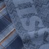 Reversible Logo-Jacquard Striped Checked Wool Scarf - CU