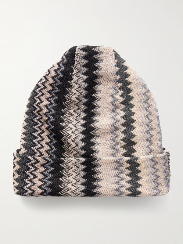 Striped Wool-Blend Beanie Striped Wool-Blend Beanie