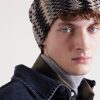 Striped Wool-Blend Beanie - OU Striped Wool-Blend Beanie - OU