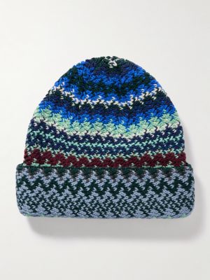 Jacquard-Knit Wool Beanie Jacquard-Knit Wool Beanie