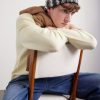 Striped Wool Beanie - E1 Striped Wool Beanie - E1