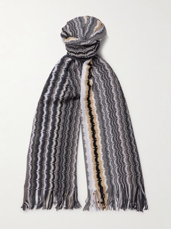 Fringed Wool Scarf