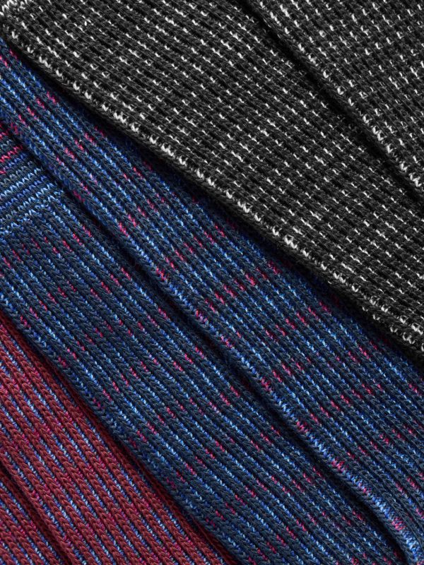 Three-Pack Cotton-Blend Socks - CU