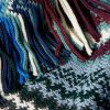 Fringed Jacquard-Knit Wool Scarf - CU Fringed Jacquard-Knit Wool Scarf - CU
