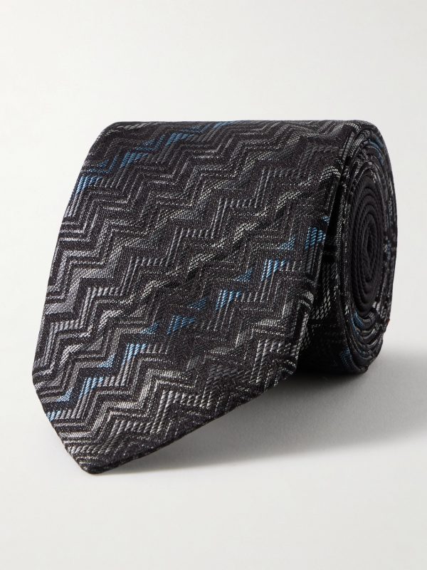 7cm Silk-Jacquard Tie